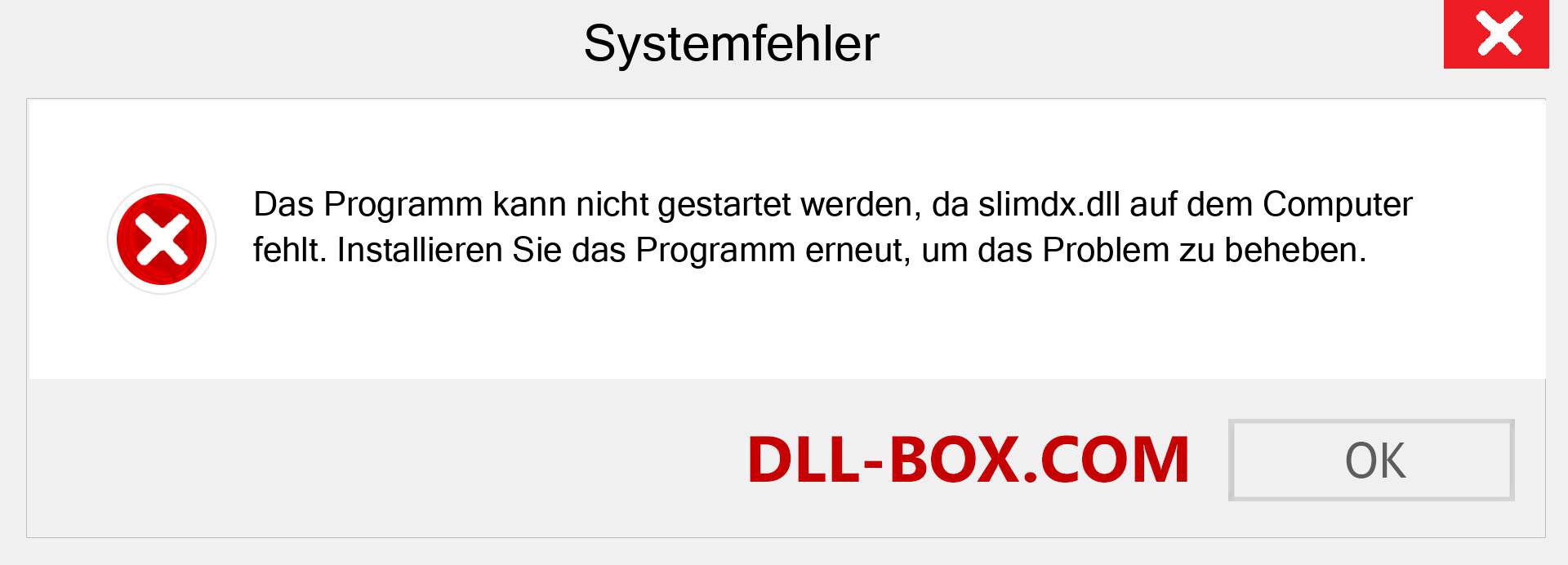 slimdx.dll-Datei fehlt?. Download für Windows 7, 8, 10 - Fix slimdx dll Missing Error unter Windows, Fotos, Bildern